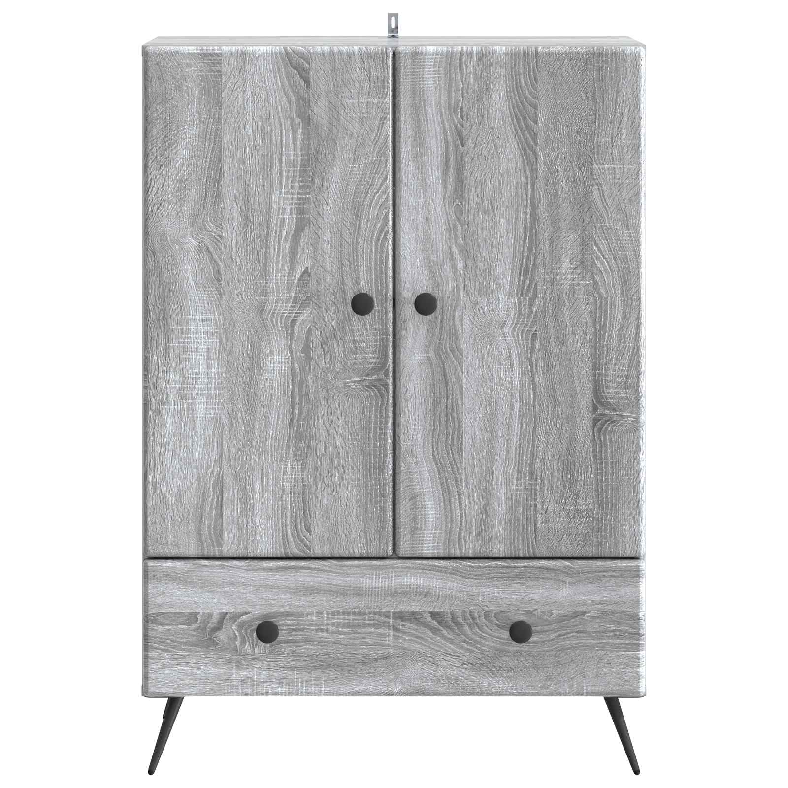 Aparador Gris Sonoma 66 x 34,5 x 95 cm Madera de Ingeniería