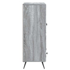 Aparador Gris Sonoma 66 x 34,5 x 95 cm Madera de Ingeniería
