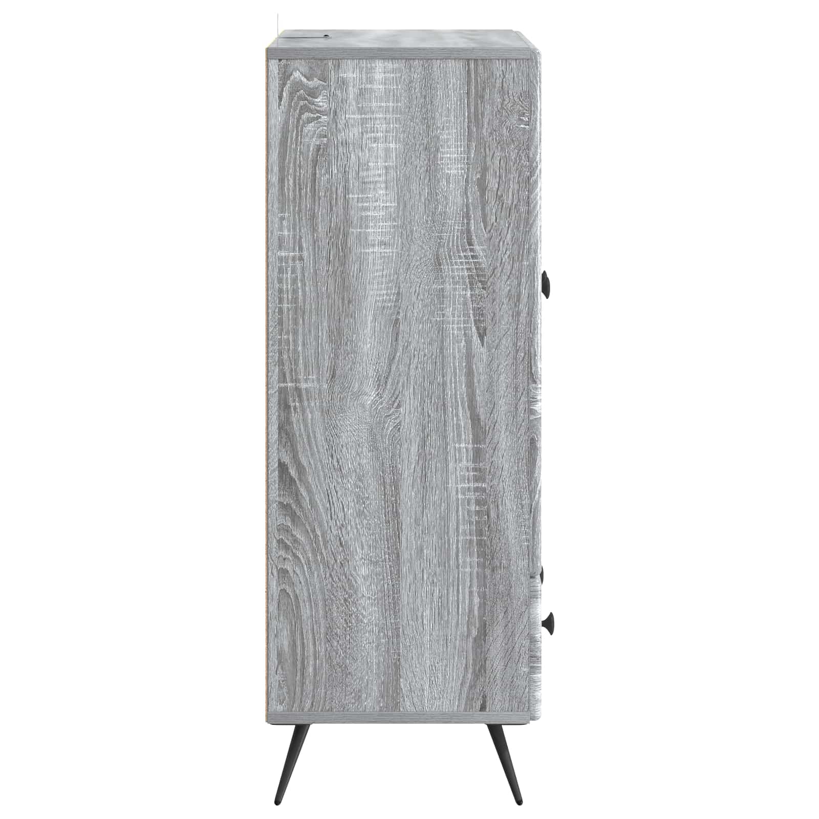 Aparador Gris Sonoma 66 x 34,5 x 95 cm Madera de Ingeniería