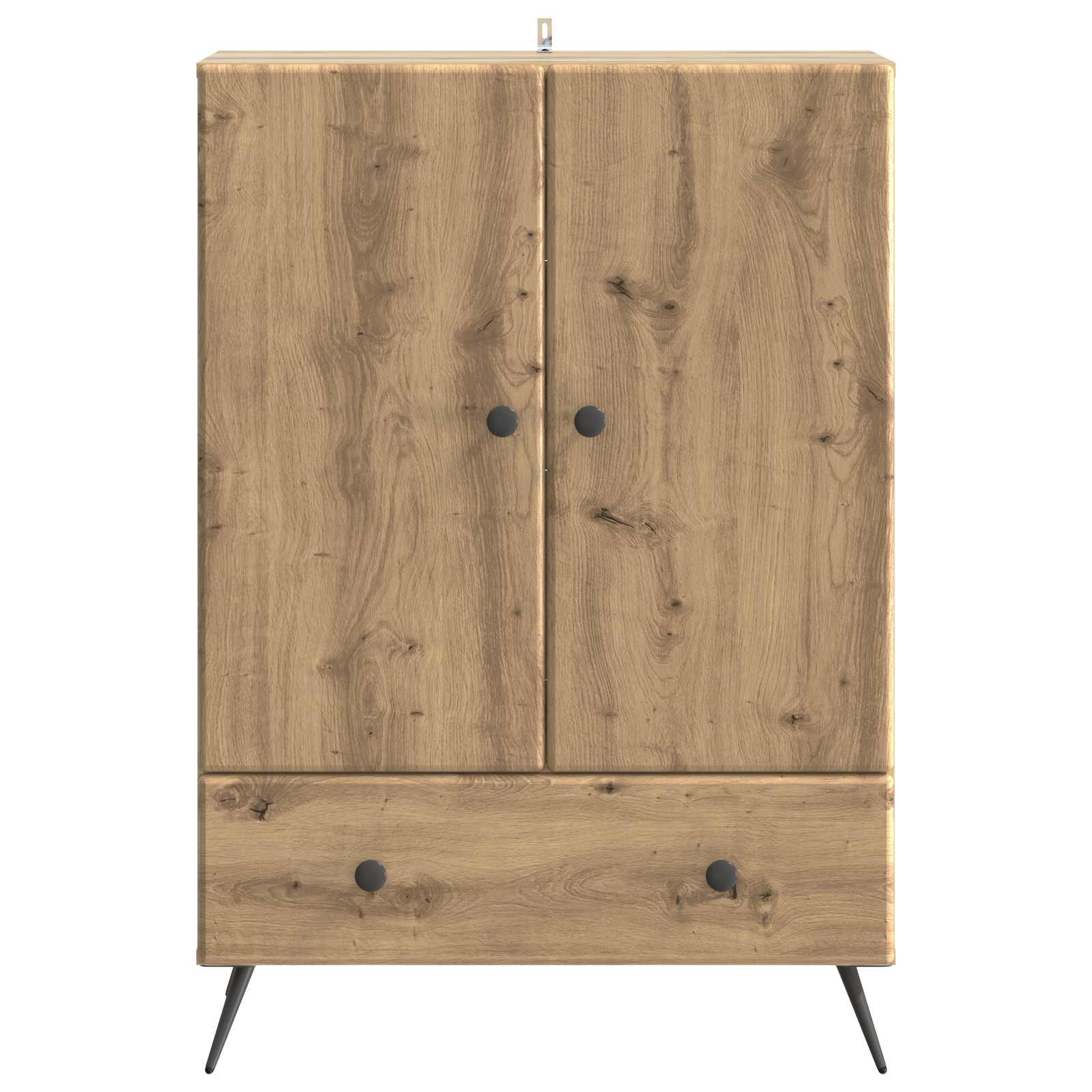 Aparador Roble Artesanal 66 x 34,5 x 95 cm Madera de Ingeniería