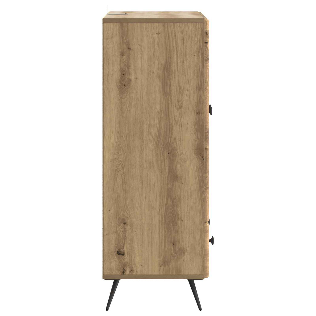 Aparador Roble Artesanal 66 x 34,5 x 95 cm Madera de Ingeniería