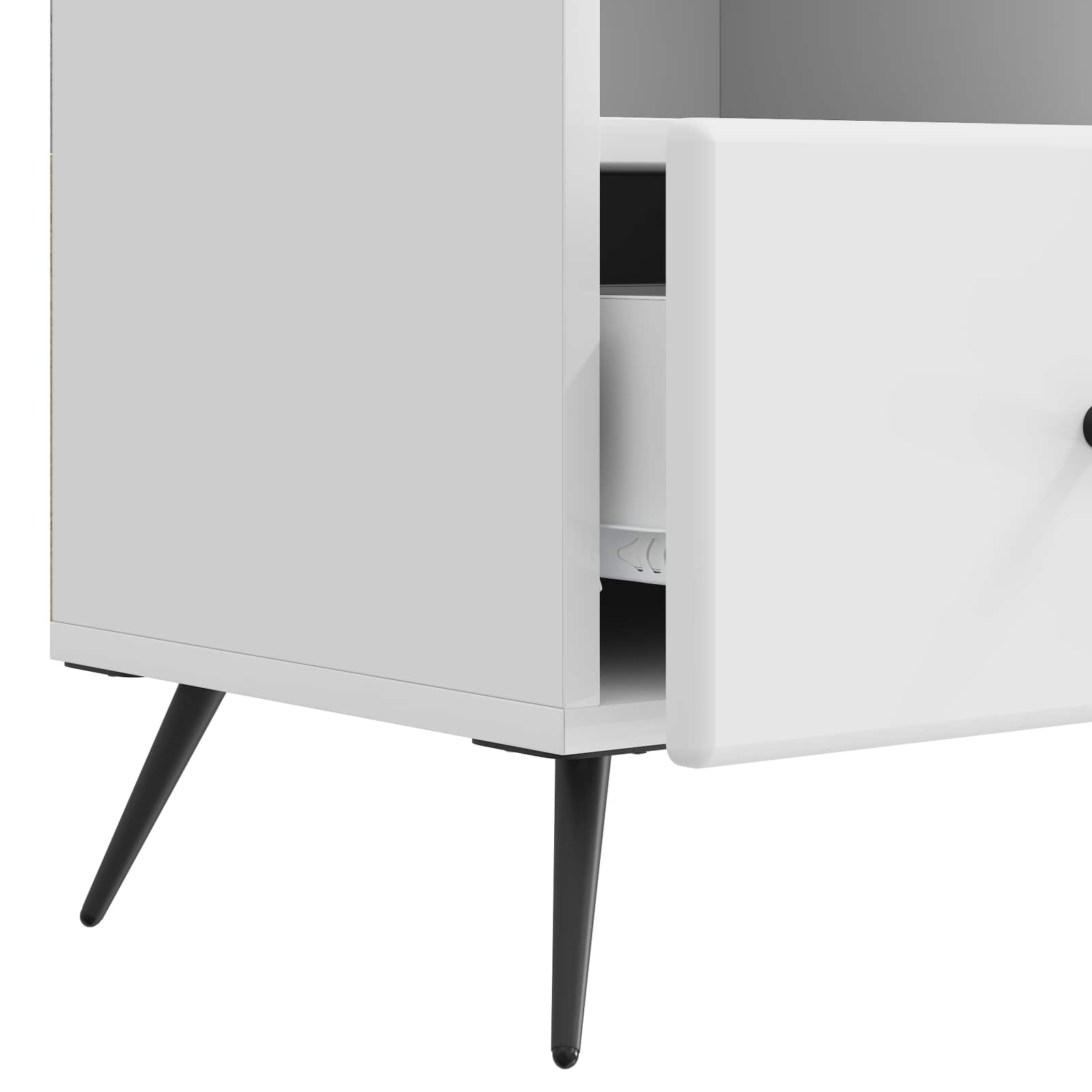 Mueble de TV Brillante 102 x 34,5 x 50 cm Madera de Ingeniería