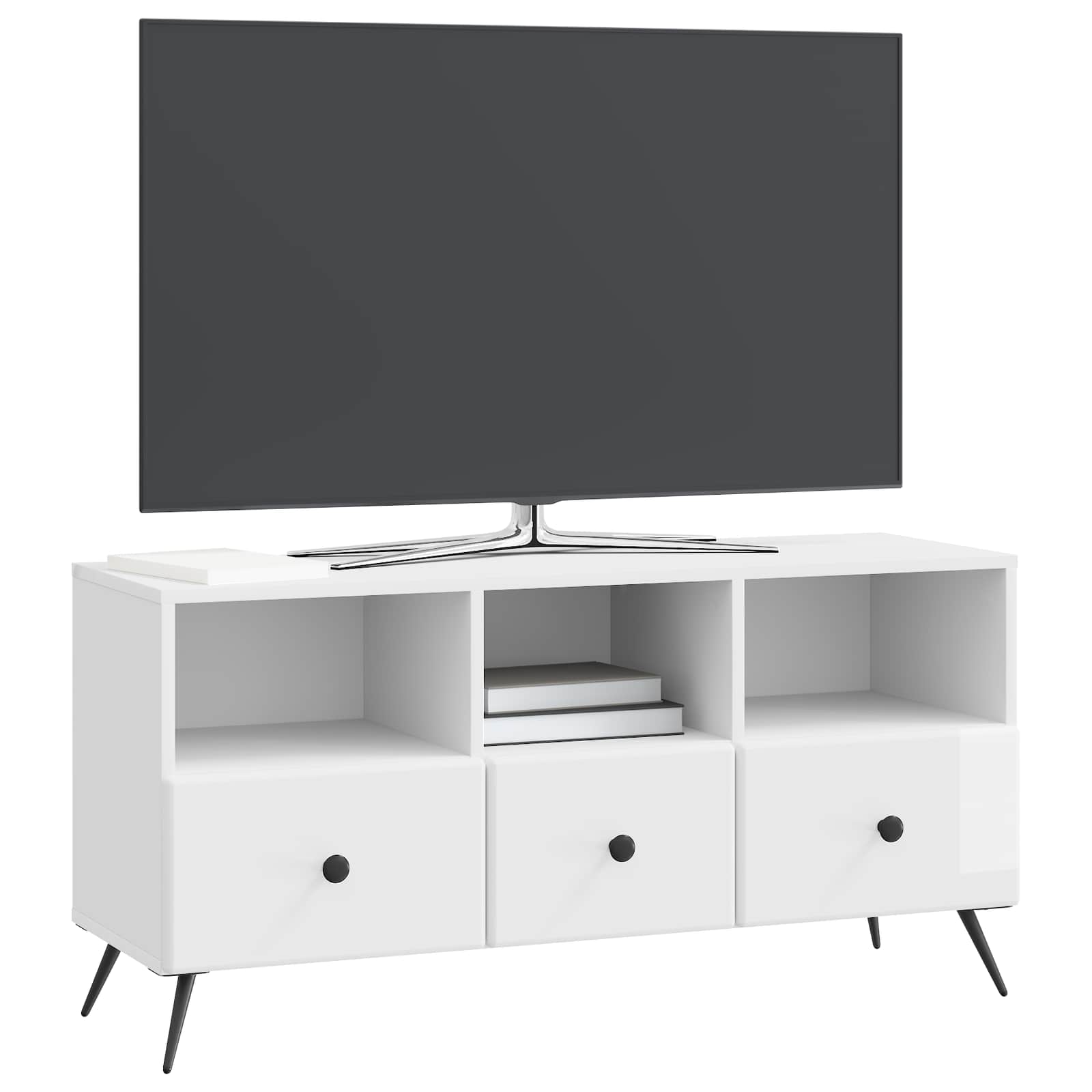 Mueble de TV Brillante 102 x 34,5 x 50 cm Madera de Ingeniería