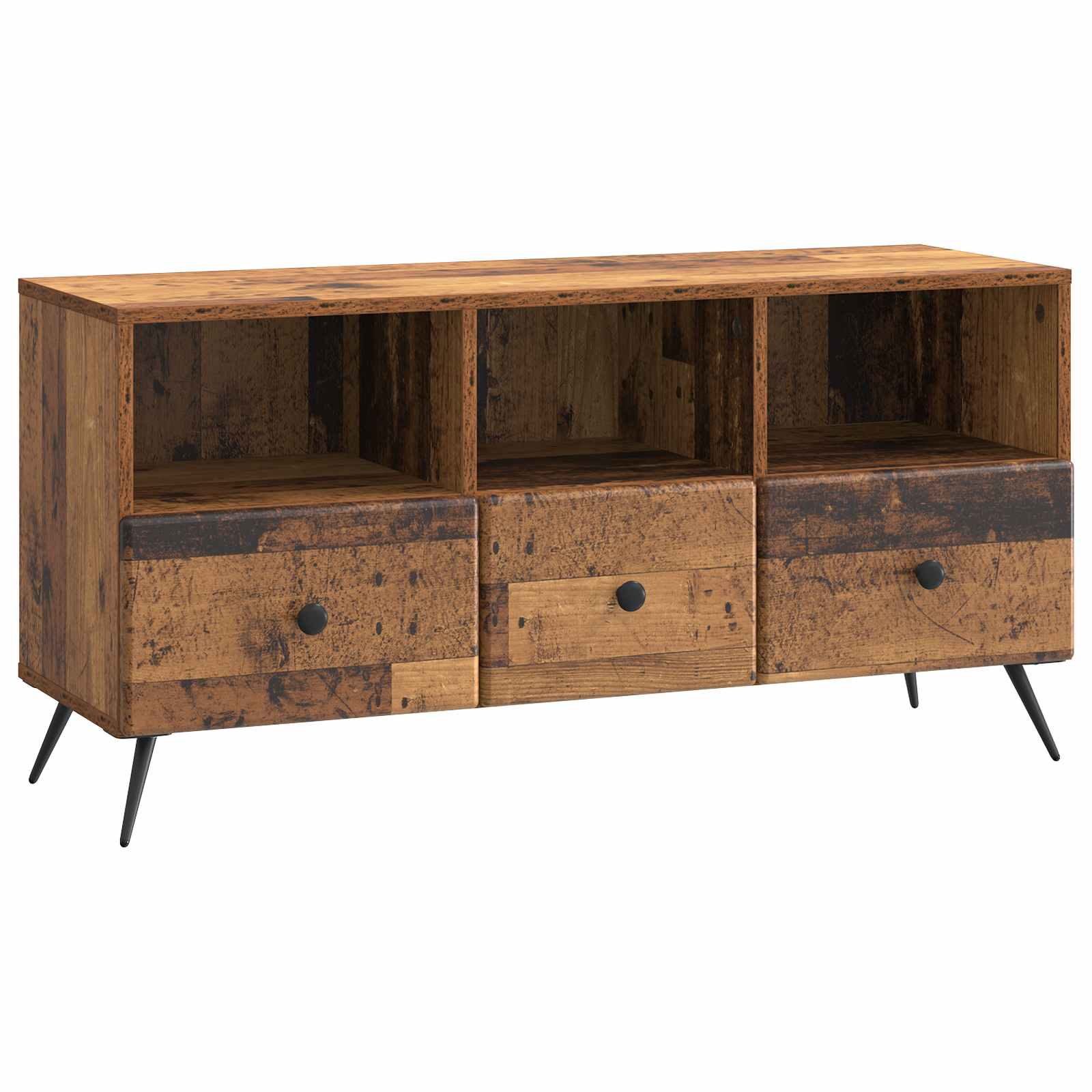 TV Cabinet High Gloss 102 x 34.5 x 50 cm Engineered Wood