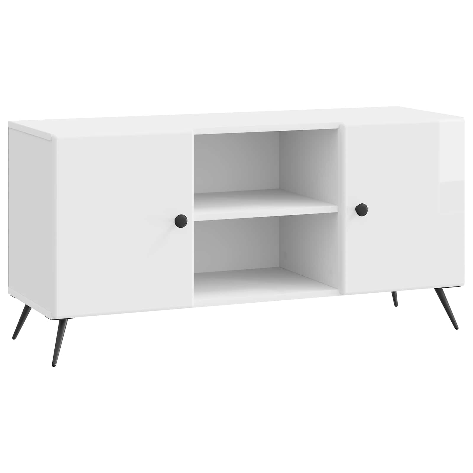 6-Piece TV Cabinet Set High Gloss Engineered Wood