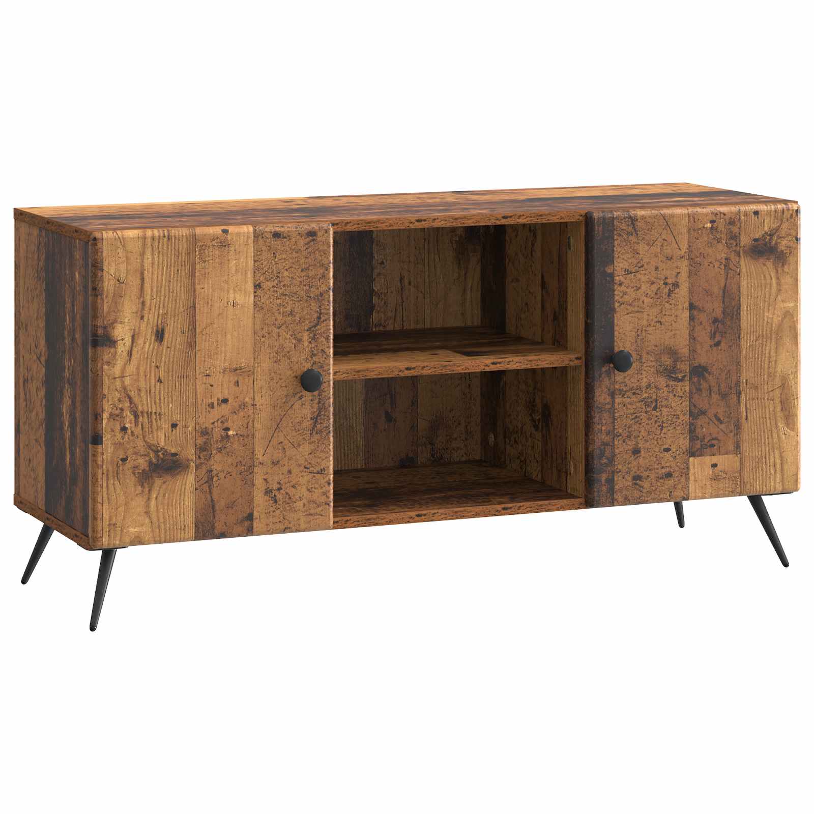 6-Piece TV Cabinet Set High Gloss Engineered Wood