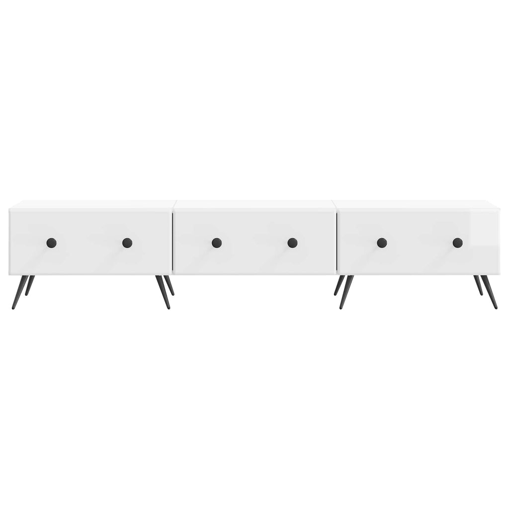 Mueble de TV Brillante 147 x 34,5 x 30 cm Madera de Ingeniería