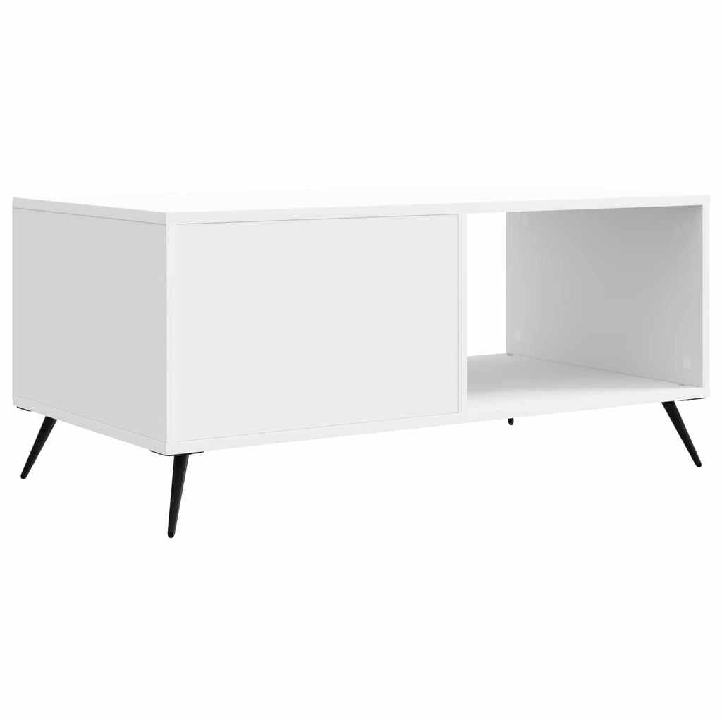 Mesa de Café Brillante 90 x 50 x 40 cm Madera de Ingeniería