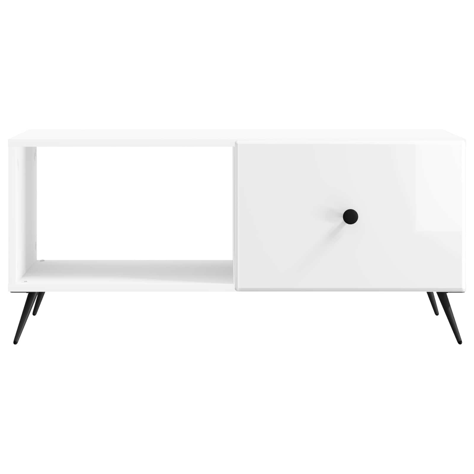 Mesa de Café Brillante 90 x 50 x 40 cm Madera de Ingeniería