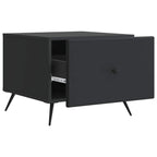 Mesa de Café Negro 49 x 50 x 40 cm Madera de Ingeniería
