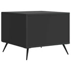Mesa de Café Negro 49 x 50 x 40 cm Madera de Ingeniería