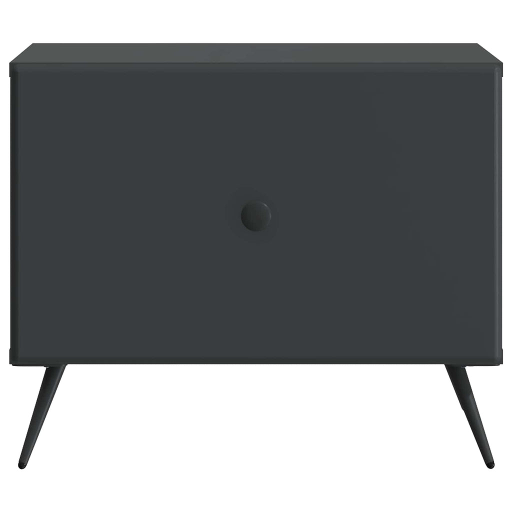Mesa de Café Negro 49 x 50 x 40 cm Madera de Ingeniería