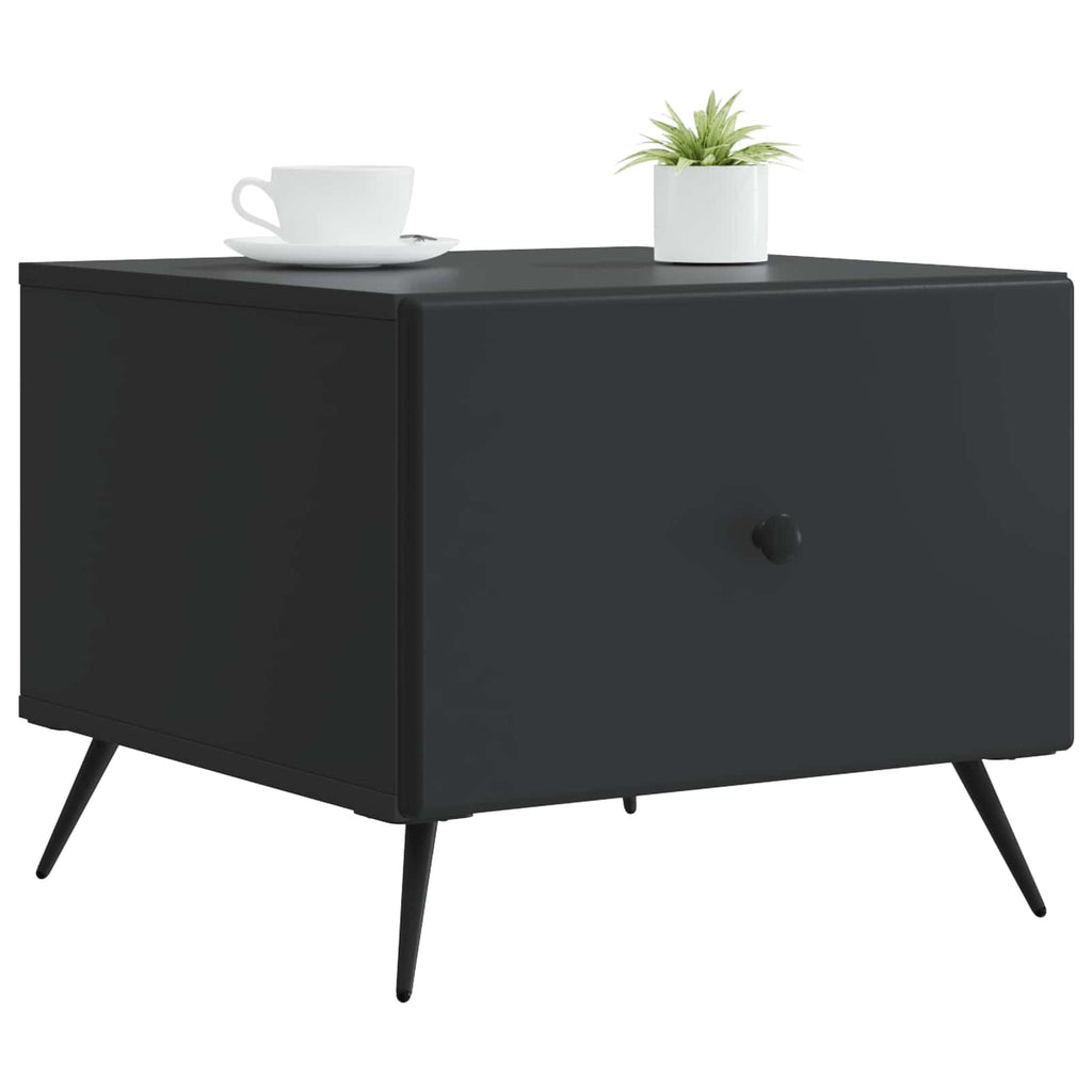 Mesa de Café Negro 49 x 50 x 40 cm Madera de Ingeniería