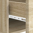 Mesa de Café Roble Sonoma 49 x 50 x 40 cm Madera de Ingeniería