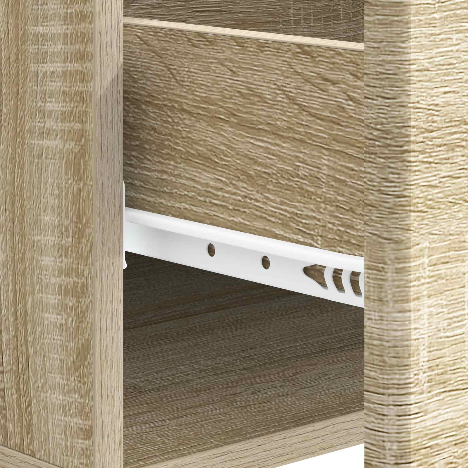 Mesa de Café Roble Sonoma 49 x 50 x 40 cm Madera de Ingeniería