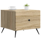 Mesa de Café Roble Sonoma 49 x 50 x 40 cm Madera de Ingeniería