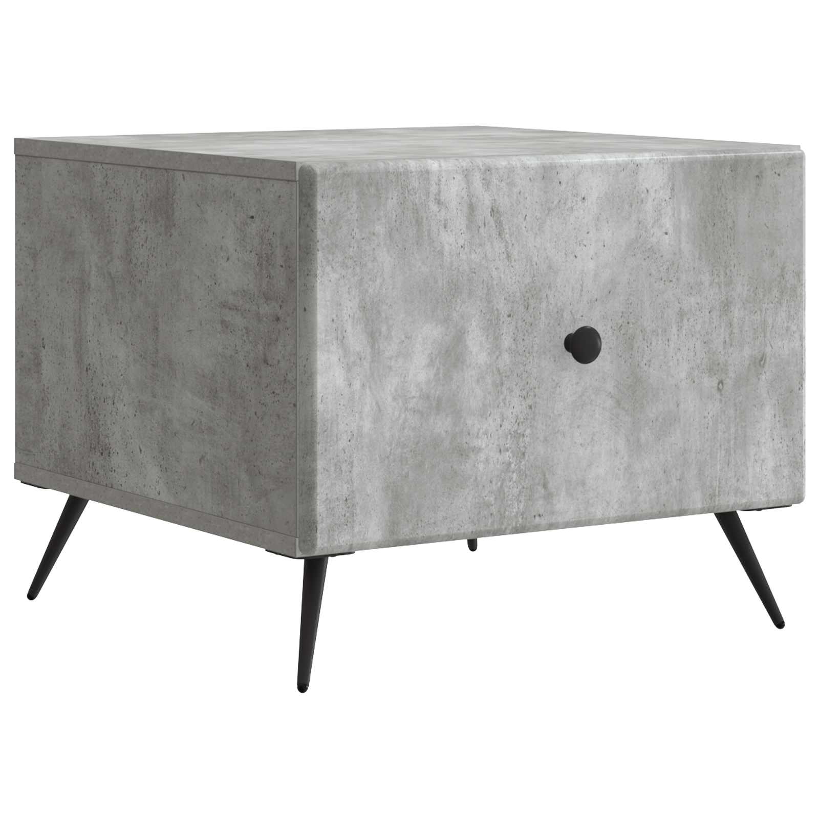 Coffee Table with drawer Aged wood 49 x 50 x 40 cm