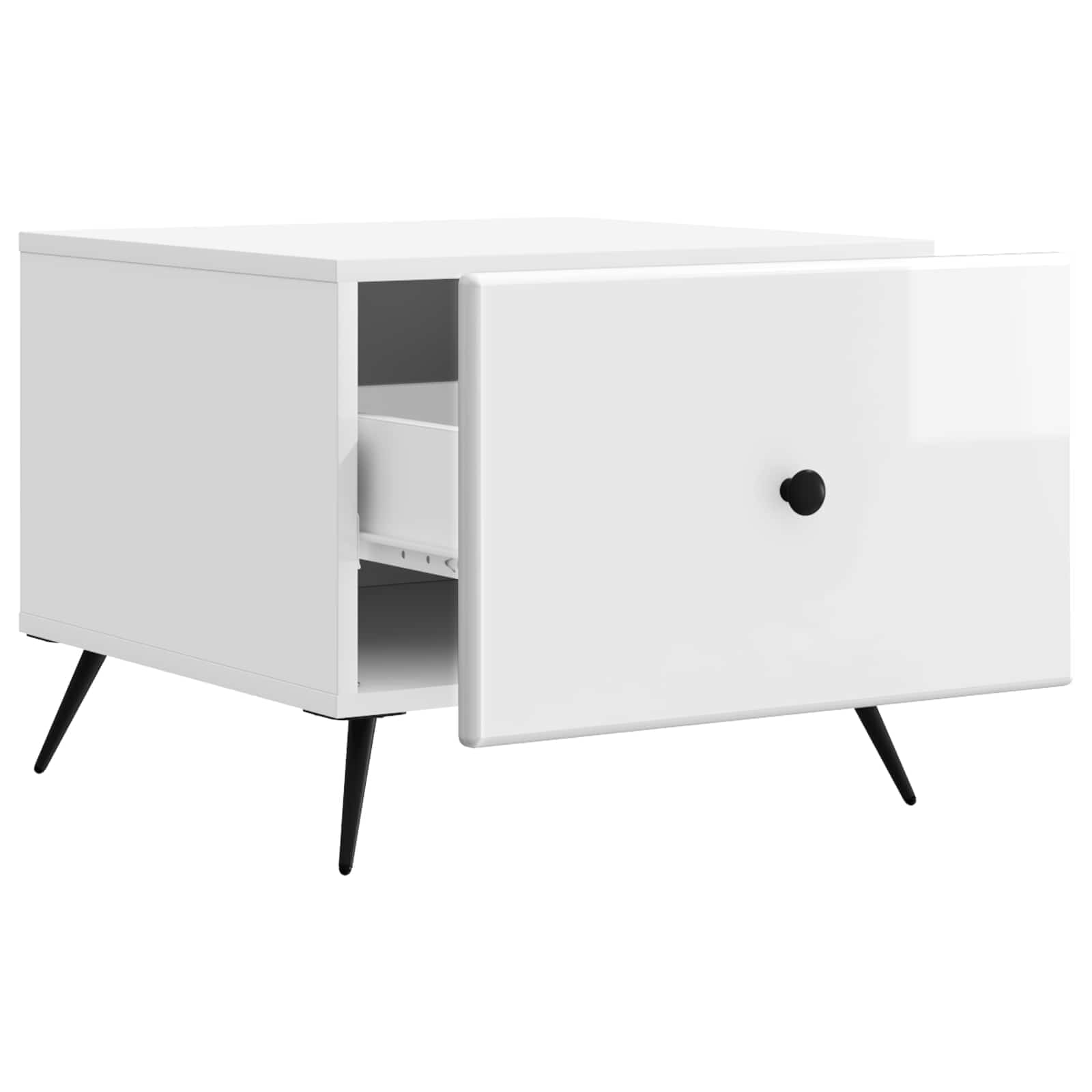 Mesa de Café Brillante 49 x 50 x 40 cm Madera de Ingeniería