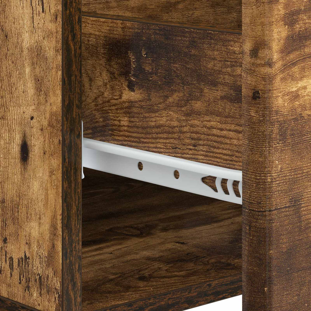 Mesa de Café Roble Ahumado 49 x 50 x 40 cm Madera de Ingeniería
