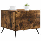 Mesa de Café Roble Ahumado 49 x 50 x 40 cm Madera de Ingeniería