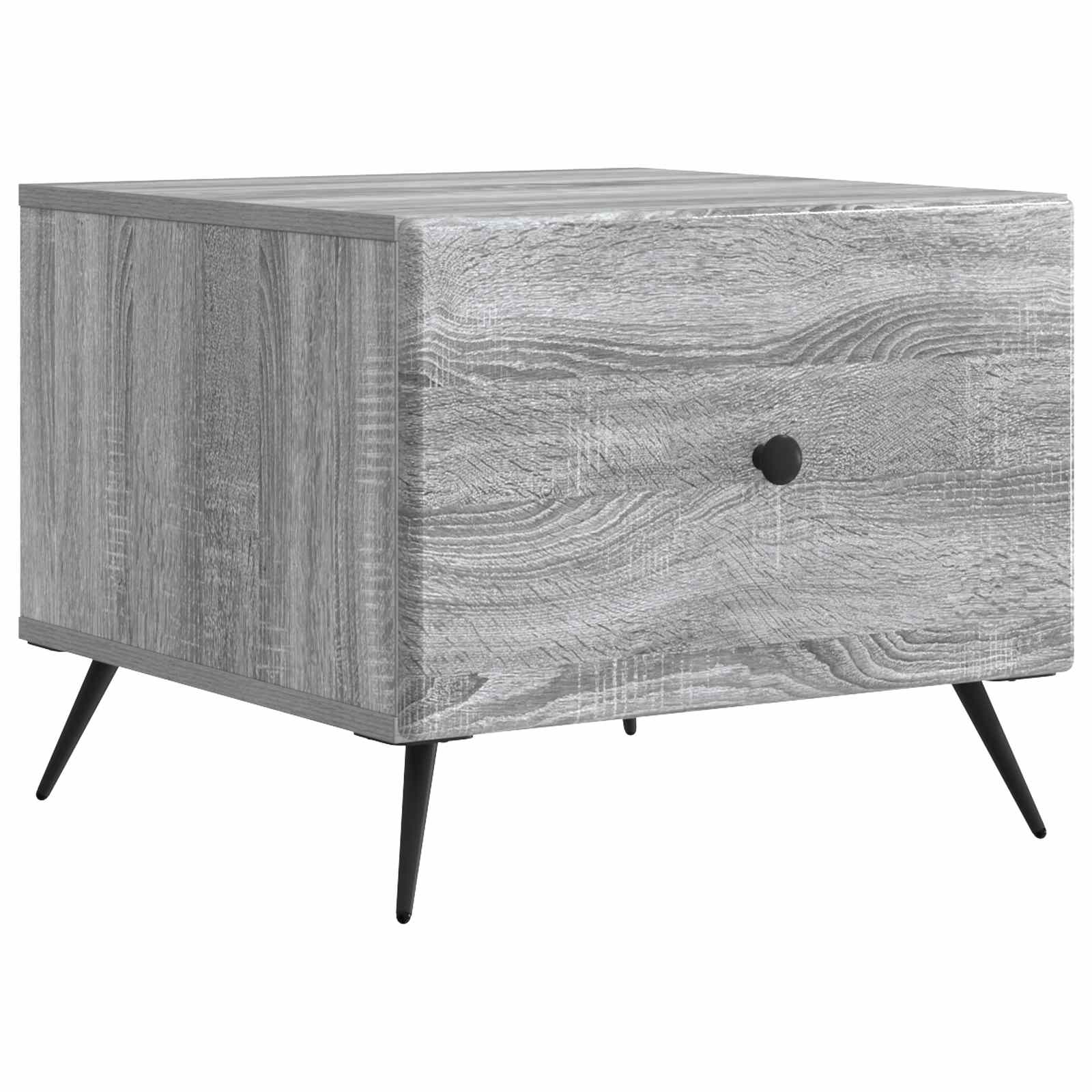Mesa de Café Gris Sonoma 49 x 50 x 40 cm Madera de Ingeniería