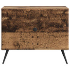 Mesa de Café con cajón Madera envejecida 49 x 50 x 40 cm