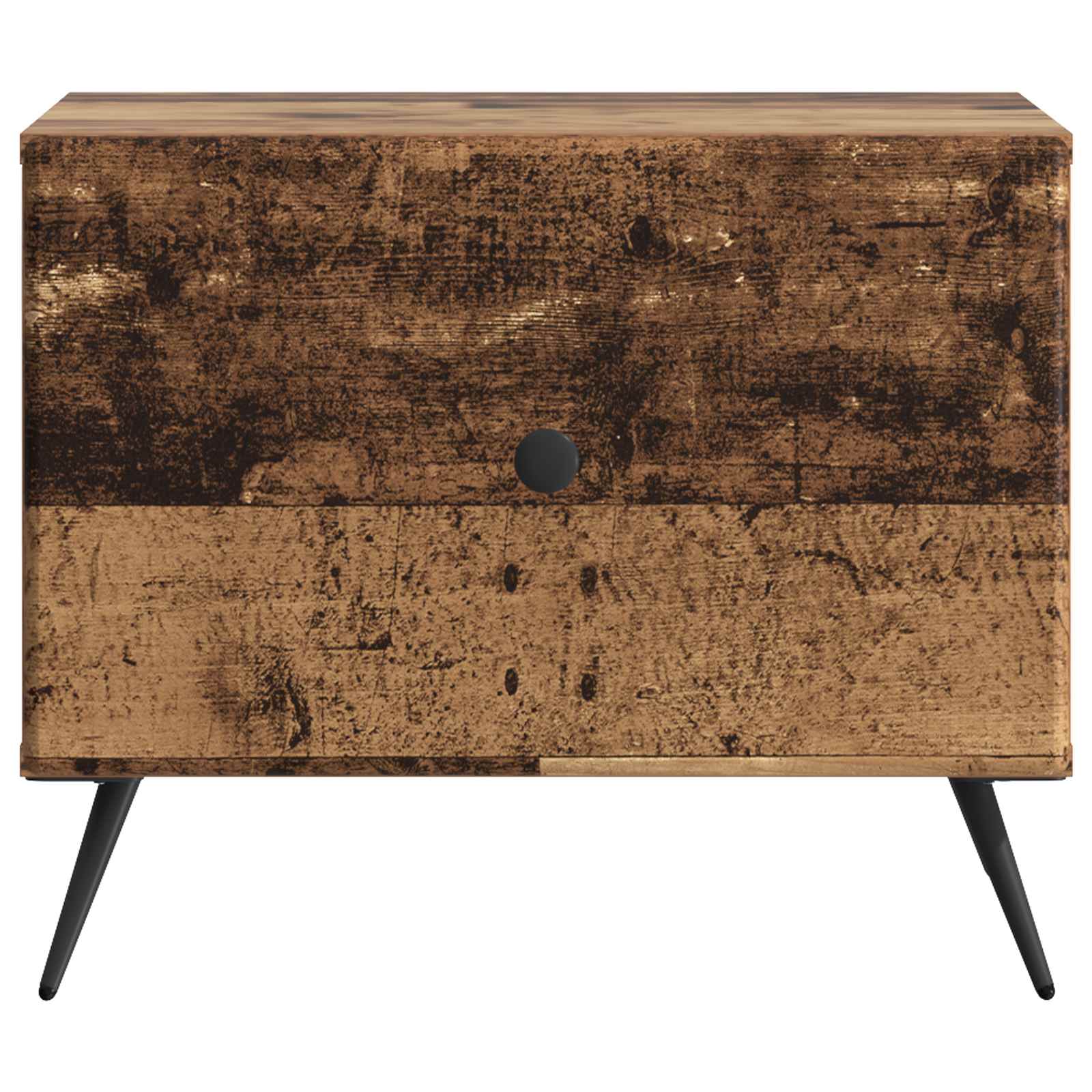 Mesa de Café con cajón Madera envejecida 49 x 50 x 40 cm