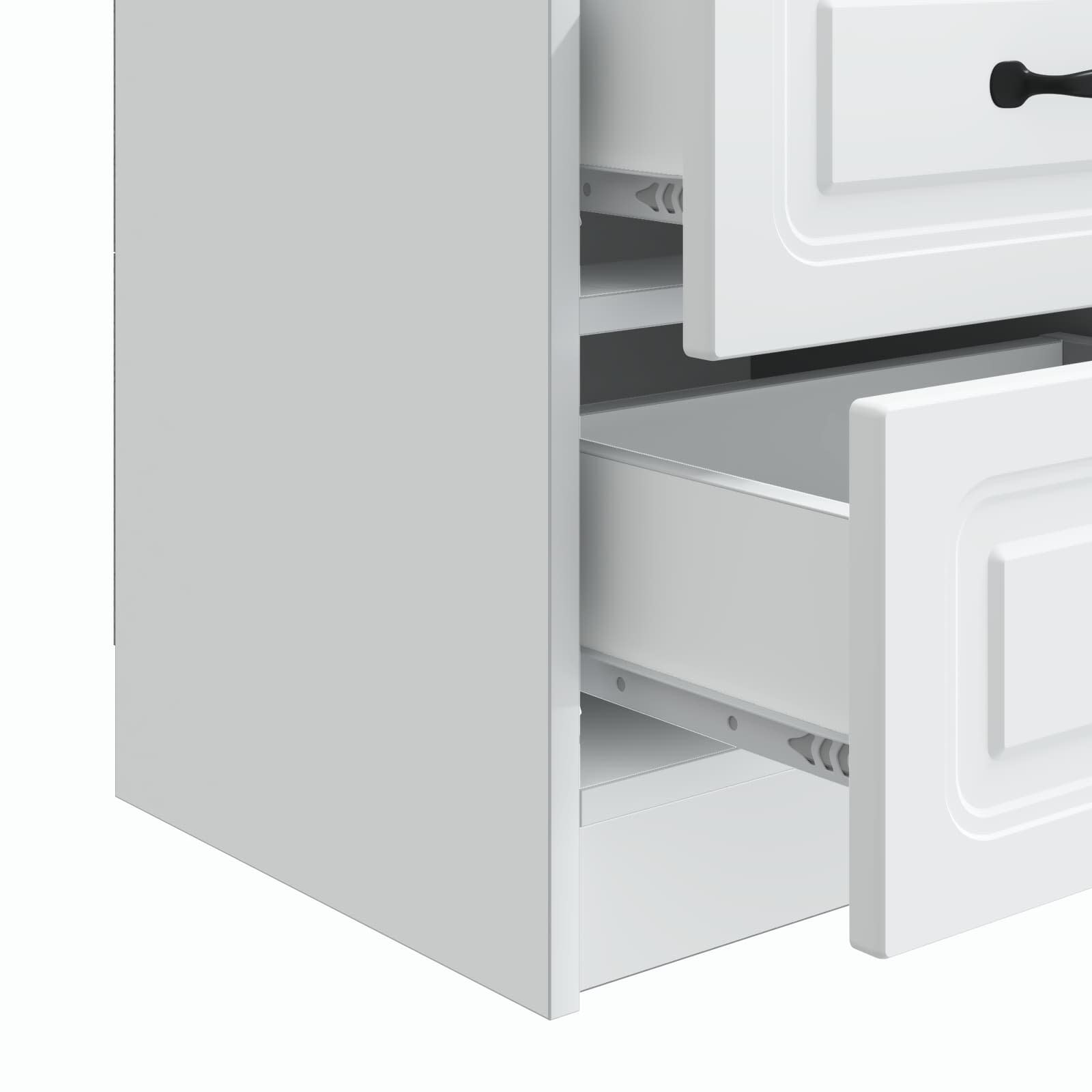 Armario de Noche 2 pcs 43 x 34,5 x 44,5 cm Madera de Ingeniería