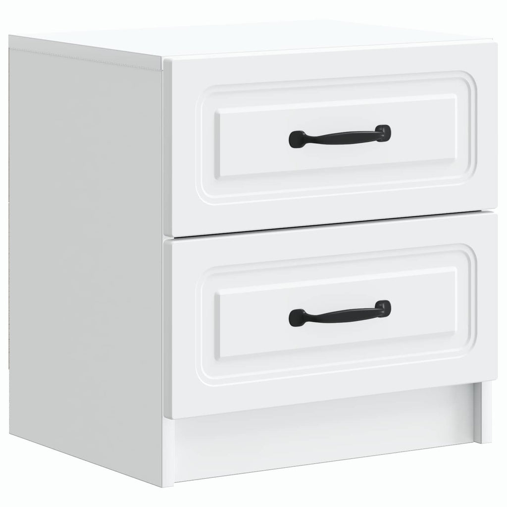 Armario de Noche 2 pcs 43 x 34,5 x 44,5 cm Madera de Ingeniería
