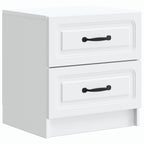 Armario de Noche 2 pcs 43 x 34,5 x 44,5 cm Madera de Ingeniería