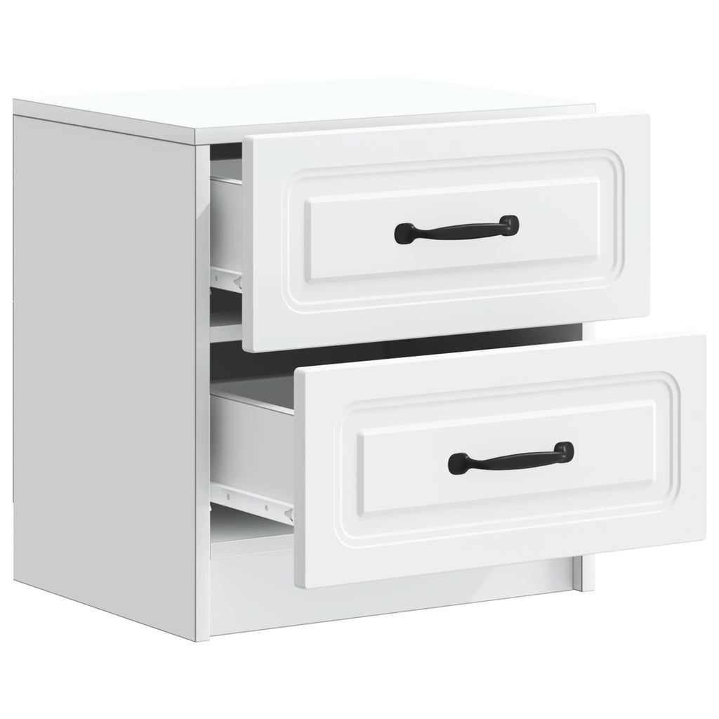 Armario de Noche 2 pcs 43 x 34,5 x 44,5 cm Madera de Ingeniería