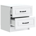 Armario de Noche 2 pcs 43 x 34,5 x 44,5 cm Madera de Ingeniería