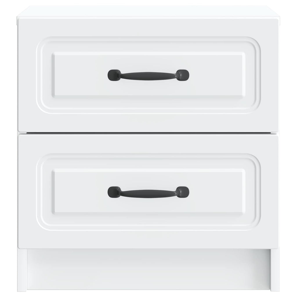 Armario de Noche 2 pcs 43 x 34,5 x 44,5 cm Madera de Ingeniería