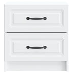 Armario de Noche 2 pcs 43 x 34,5 x 44,5 cm Madera de Ingeniería