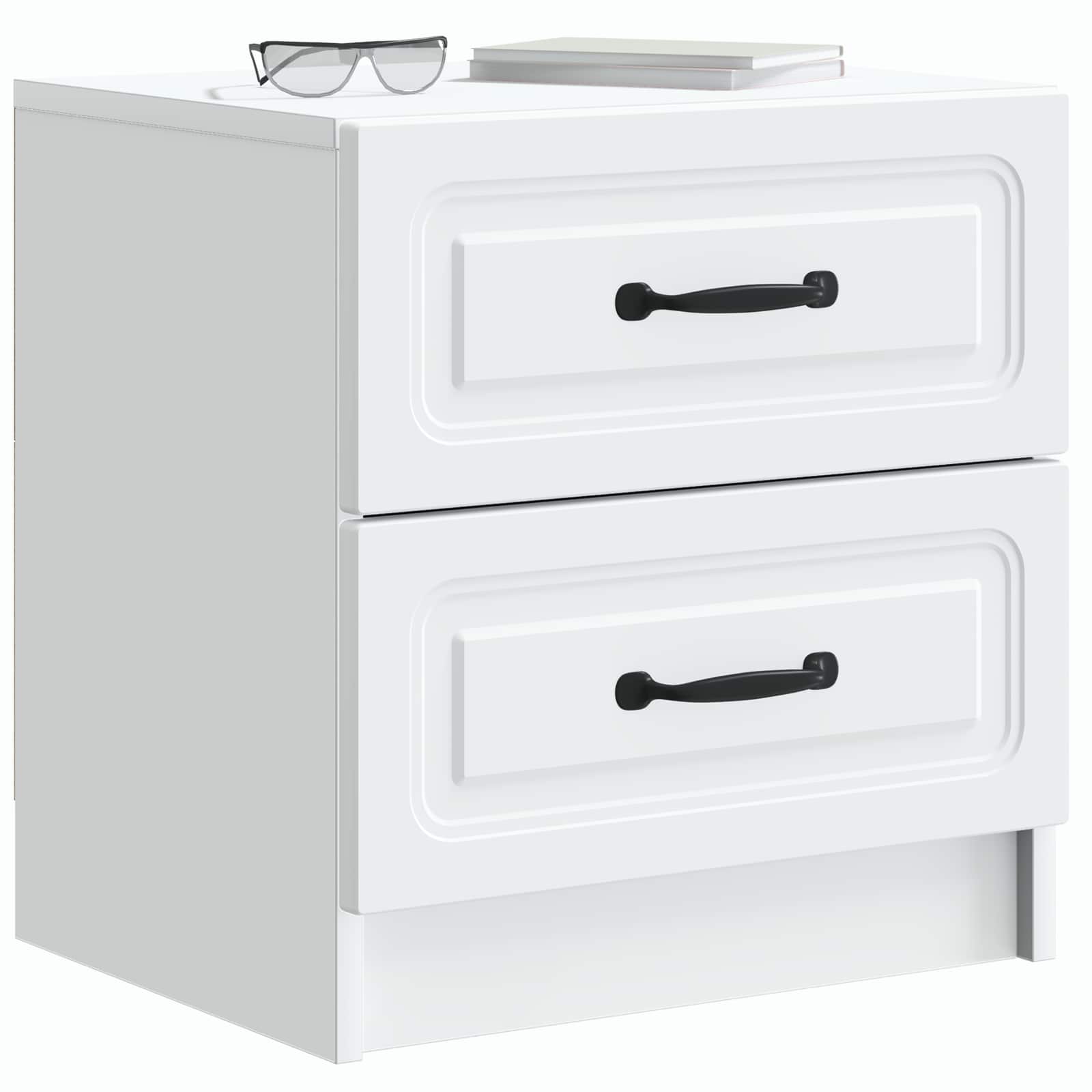 Armario de Noche 2 pcs 43 x 34,5 x 44,5 cm Madera de Ingeniería