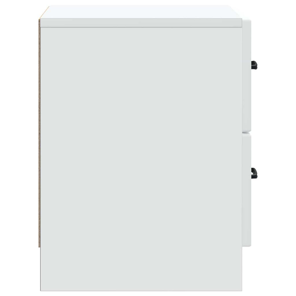 Armario de Noche 2 pcs 43 x 34,5 x 44,5 cm Madera de Ingeniería