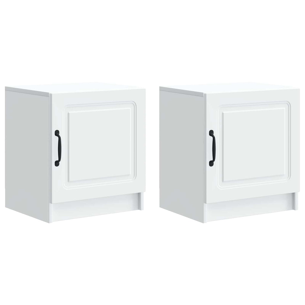Armario de Noche 2 pcs 43 x 34,5 x 47 cm Madera de Ingeniería