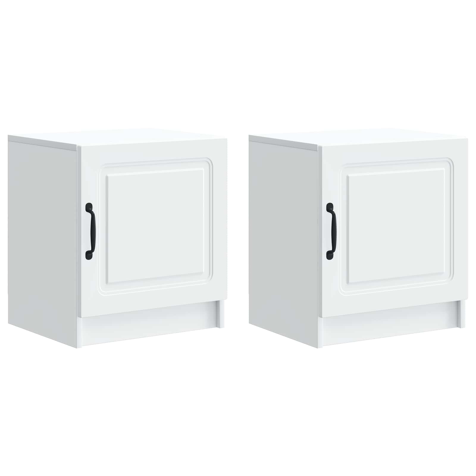 Armario de Noche 2 pcs 43 x 34,5 x 47 cm Madera de Ingeniería