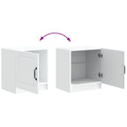 Armario de Noche 2 pcs 43 x 34,5 x 47 cm Madera de Ingeniería