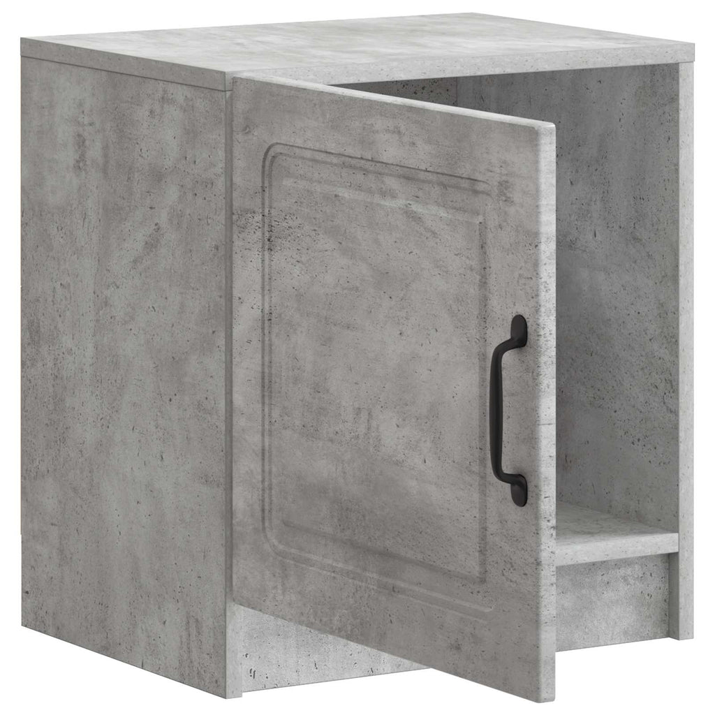 Armario de Noche Gris Hormigón 43 x 34,5 x 47 cm
