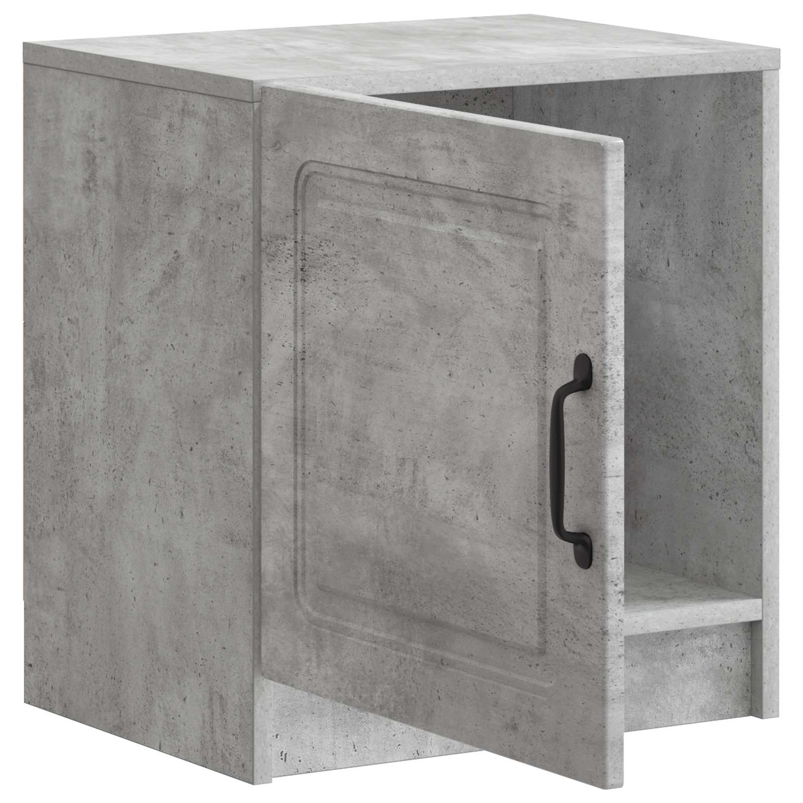 Armario de Noche Gris Hormigón 43 x 34,5 x 47 cm