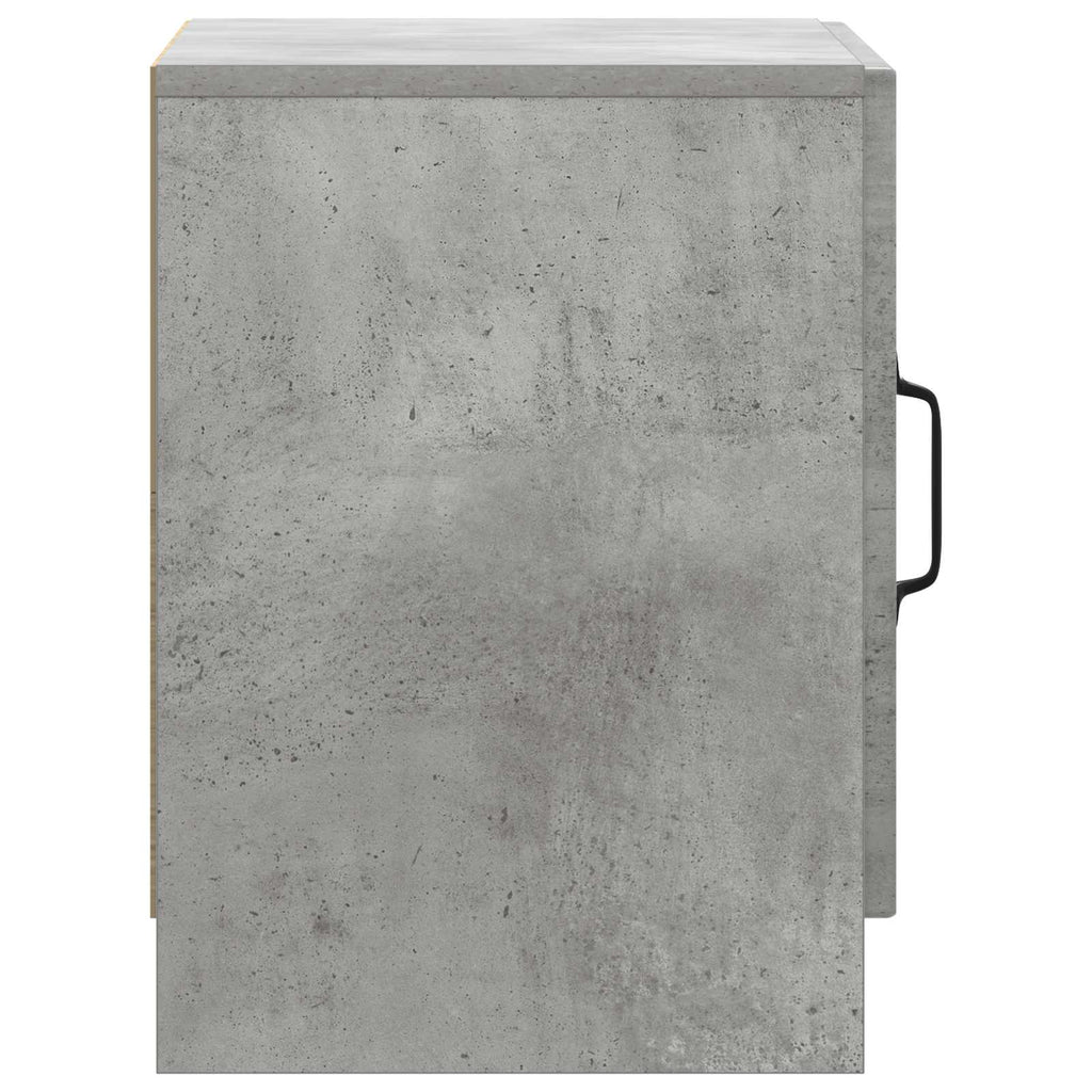 Armario de Noche Gris Hormigón 43 x 34,5 x 47 cm