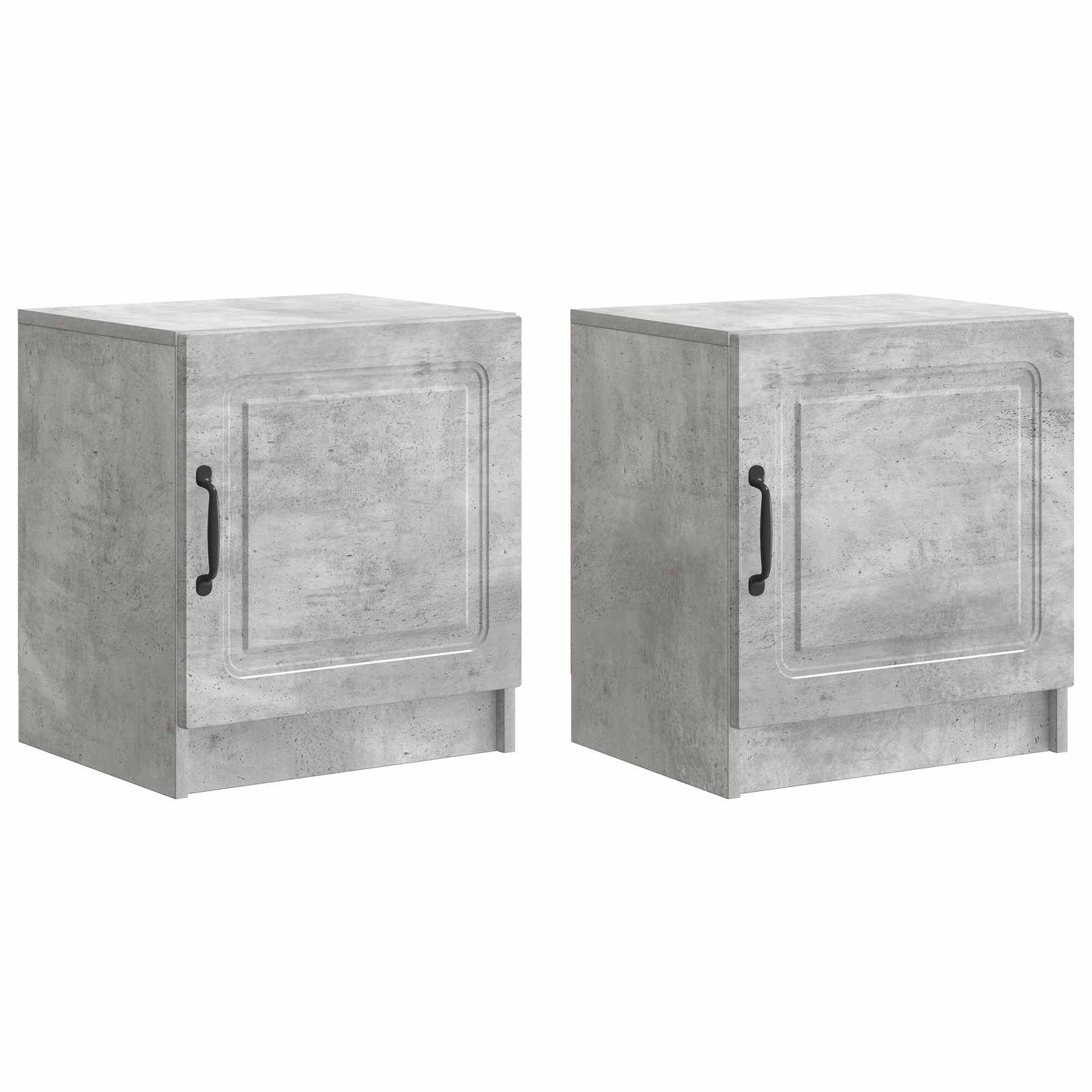 Armario de Noche 2 pcs 43 x 34,5 x 47 cm Madera de Ingeniería
