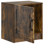 Armario de Noche Roble Ahumado 43 x 34,5 x 47 cm