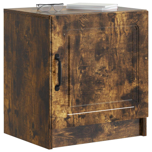 Smoked Oak Bedside Cabinet 43 x 34.5 x 47 cm