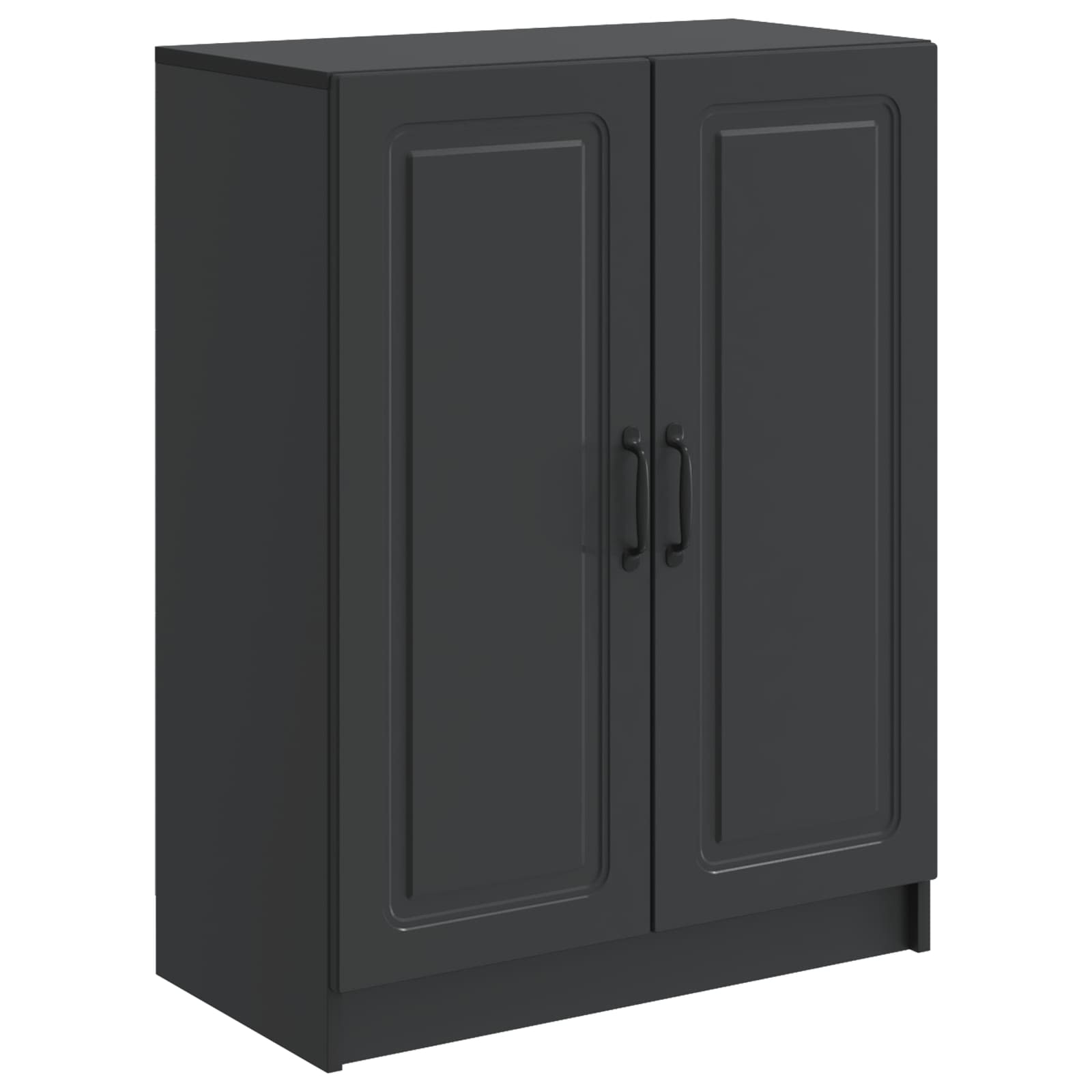 Glossy Sideboard 66 x 34.5 x 87 cm Engineered Wood