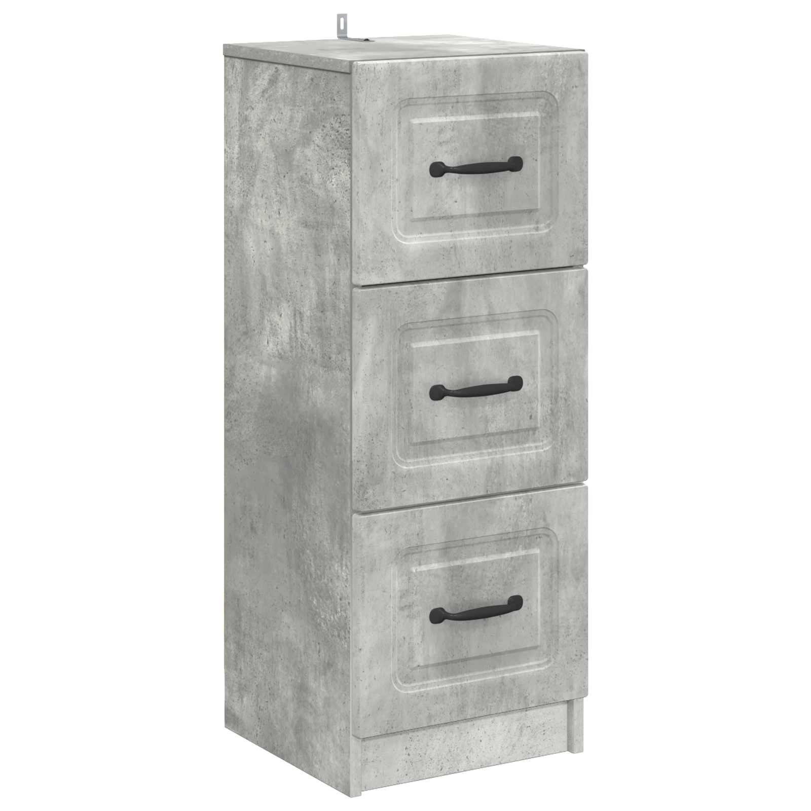 Glossy Chest of Drawers 33 x 34.5 x 87 cm Engineered Wood