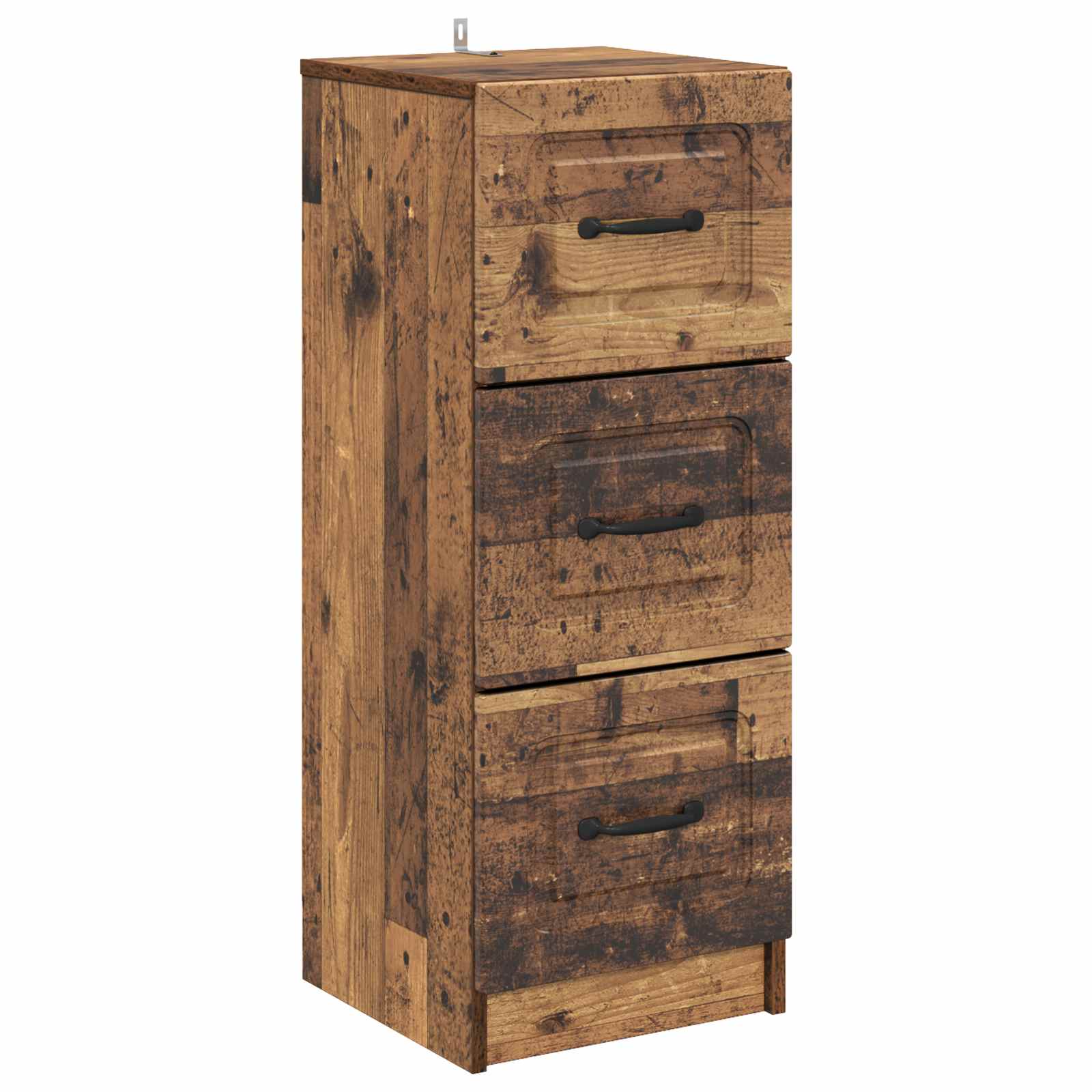 Glossy Chest of Drawers 33 x 34.5 x 87 cm Engineered Wood