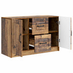 Aparador con cajón Madera envejecida 89 x 34,5 x 57 cm