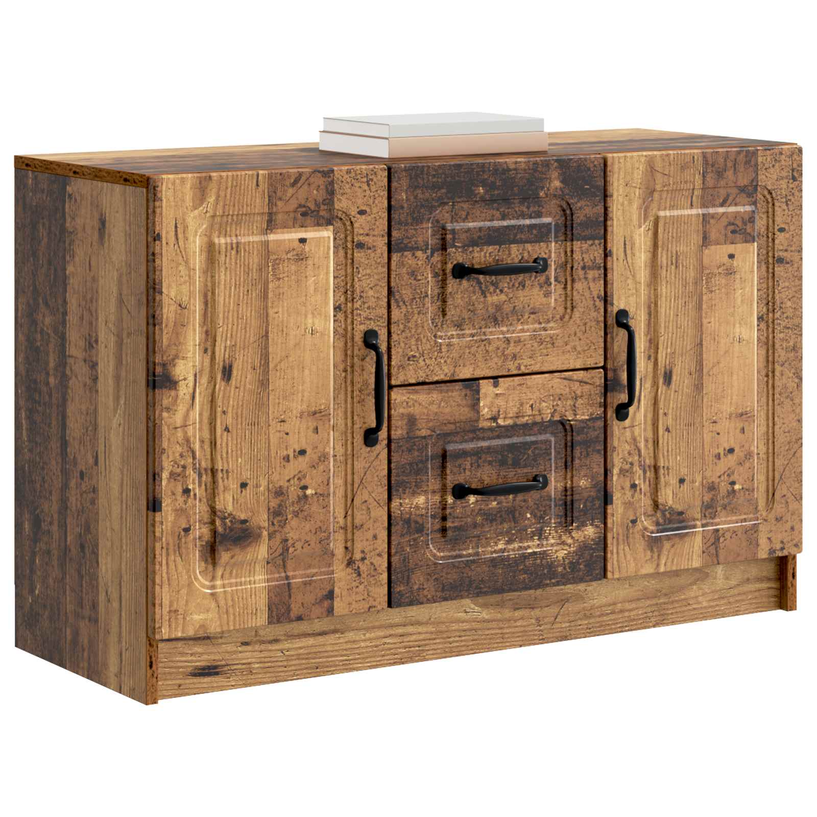 Aparador con cajón Madera envejecida 89 x 34,5 x 57 cm